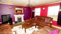Sea View House Rathmullan Donegal - living room with sea views