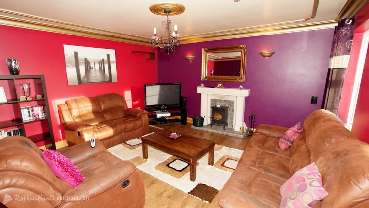 Sea View House Rathmullan Donegal - living room